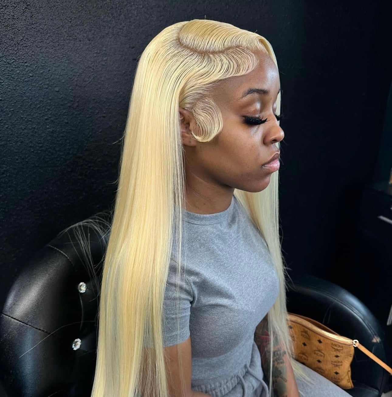 Silky Straight 613 Lace Frontal Wig